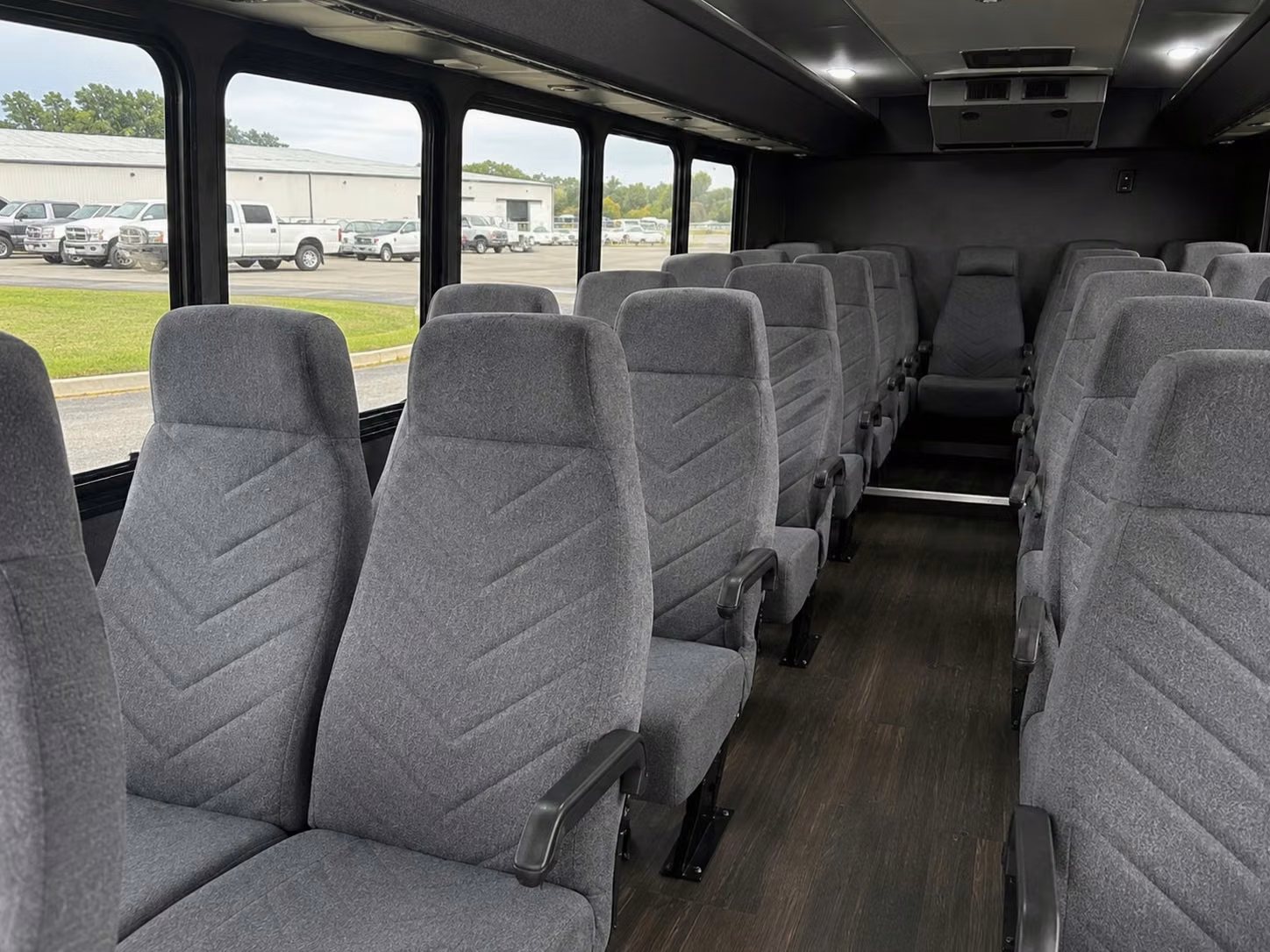 15 passenger minibus inside