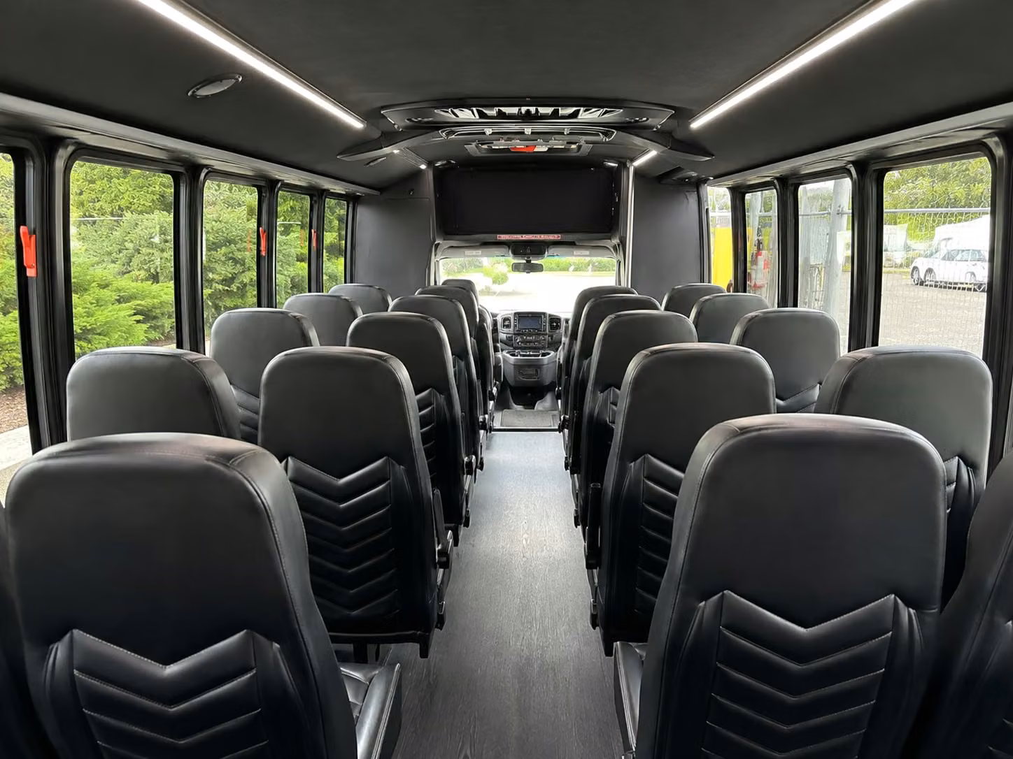18 passenger minibus interior