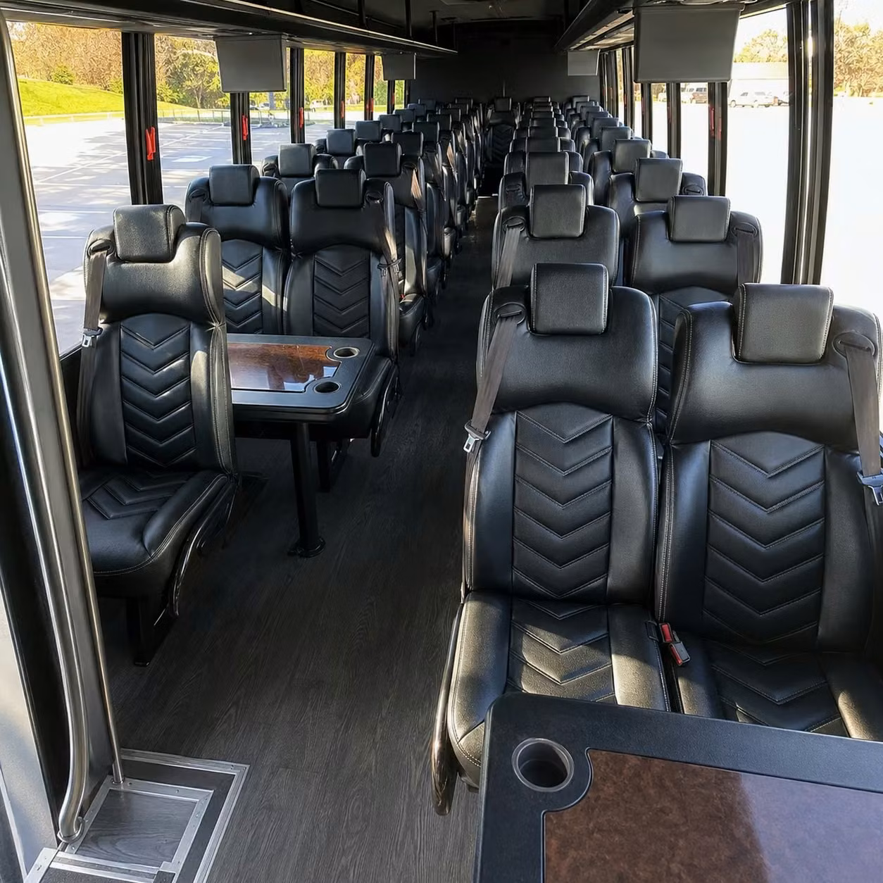 30 passenger minibus inside